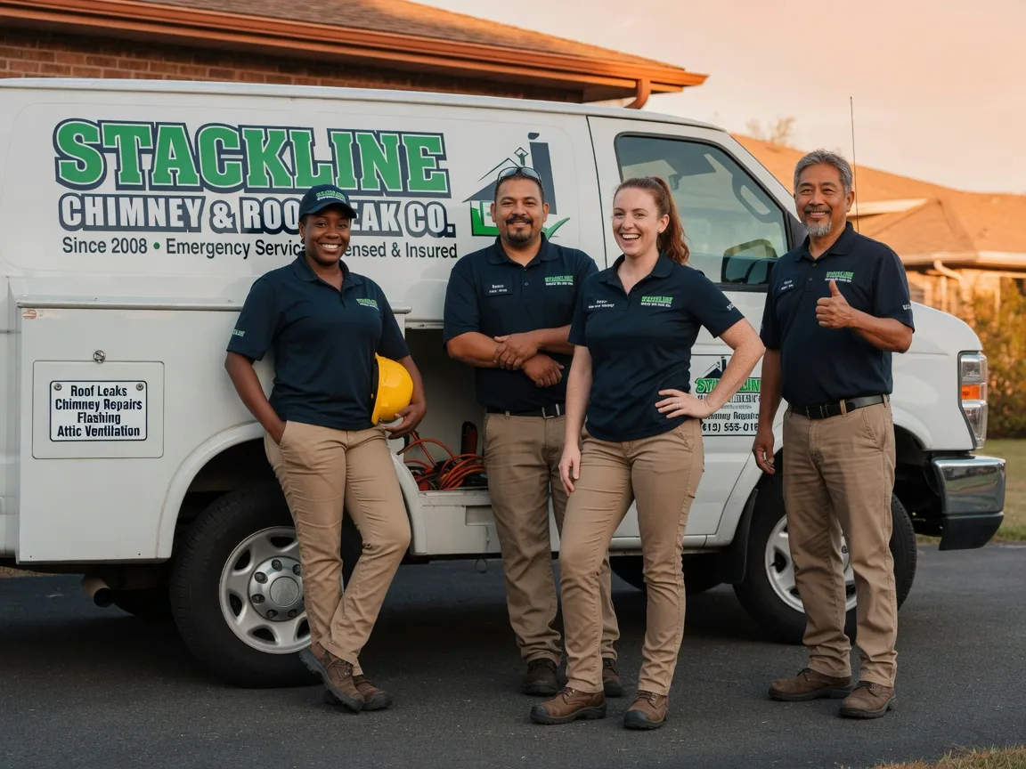 Chimney flashing repair company in Southport, NC
